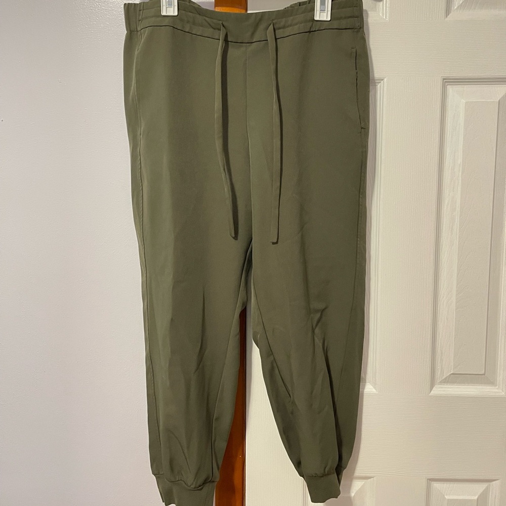 Green joggers